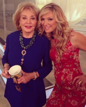 Debbie Matenopoulos Instagram - I was 22 years old when you chose me to sit next to you on The View and you changed my life forever.  When  we first met you asked me who the 3 most important people of the last century were. I told you Albert Einstein, Bill Gates and Madonna.  You laughed out loud and said, “You can’t be serious. You are going to be perfect for our show.” You taught me everything I know about interviewing people and about doing live TV.  You taught me how to be professional on a set and in just about any life situation I could ever be in.  I learned so much simply by watching you and being in your presence. You always gave 100 percent and you expected nothing less from any of us. You are and you will forever be my fairy godmother and my hero.  You are THE reason any female journalist and any female tv personality for that matter has the opportunities they have today.  You broke glass ceilings. You paved the way.  You didn’t accept things simply for how they were so you changed them. We as women owe you so much.  But I in particular, owe you everything.  Thank you for taking a chance on a young Greek immigrant girl studying journalism at NYU.  You are a legend. You are an icon. And you were also an amazingly funny, charming, witty friend. You will be so missed. May you rest in peace and pride. You were one of one Barbara Walters and I love you dearly.  Until we meet again. 🙏🏻💔