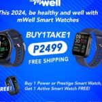 Debbie Garcia Instagram – Our health is our power! 
I’m empowering my health journey with the latest in wearable tech! My mWell Wellness Watch serves as my personal health companion. Monitoring blood pressure, oxygen, pulse, and more – it’s like having a clinical assistant on my wrist! 💪 Don’t miss out..

✅️ download the mWell app: https://mwellph.onelink.me/InFL/MWHHL

✅️ Buy an mWell Prestige or Power Smart Watch and get a FREE Active Smart Watch for only P2,499! 

Get yours now! 
https://shop.mwell.com.ph

𝘍𝘳𝘦𝘦 𝘴𝘩𝘪𝘱𝘱𝘪𝘯𝘨 𝘧𝘰𝘳 𝘦𝘷𝘦𝘳𝘺 𝘱𝘶𝘳𝘤𝘩𝘢𝘴𝘦! 

#SmartWatch #SmartWearables #HealthAndWellness #Wellness 
#PhilippinesHealthcareMegaApp