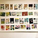 Debbie Millman Instagram - The remarkable artist @stephbrodylederman has been sending out a beautiful calendar every year for the last many decades. By the grace of good luck, she added me to her small mailing list THIRTY years ago and I’ve been receiving them ever since. I’ve lovingly collected them all, and when I moved into my current home in NYC in 2015, I decided to display them, adding each new one every January. This is the wall today. The following images are some closeups of the individual calendars; all beautiful, all bittersweet, all so open-hearted. Thank you Stephanie for this gift of so many years. I am—and will be—eternally grateful.