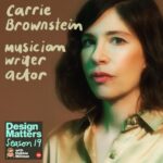 Debbie Millman Instagram - ​If it weren’t all true, Carrie Brownstein’s (aka @carrie_rachel) career would seem like fantasy fiction. She’s a celebrated musician first and foremost, but she’s also a comedian, a writer, a director, and an actor. In today’s brand new episode of Design Matters, we talked about the band she co-founded, @sleater_kinney, which has been called one of the greatest bands of all time. They just released their 11th album, Little Rope, but I also talked with her about the now classic television series, Portlandia, which she co-wrote and starred in alongside Fred Armisen. We also talked about her gorgeous memoir, “Hunger Makes Me a Modern Girl,” and everything in between. Link to listen is in my bio. This was a bucket list interview for me. 🎸