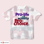 Debbie Millman Instagram - This election year, reproductive rights are on the ballot and we need to make our voices heard. This is an issue I’m deeply passionate about, so I’ve teamed up with @merchaid to design a limited-edition t-shirt and print that are raising important and necessary funds for @abortionfunds. The full capsule will be one sale Monday June 3rd at 12pm EST, and will include my pals @jessicavwalsh and @gailycurl. You can shop the collab from 12pm EST June 3rd at www.getmerchaid.com. Repost from @merchaid • Pro-life is actually pro-choice. @debbiemillman’s limited-edition design in support of @abortionfunds drops June 3rd.