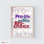 Debbie Millman Instagram - This election year, reproductive rights are on the ballot and we need to make our voices heard. This is an issue I’m deeply passionate about, so I’ve teamed up with @merchaid to design a limited-edition t-shirt and print that are raising important and necessary funds for @abortionfunds. The full capsule will be one sale Monday June 3rd at 12pm EST, and will include my pals @jessicavwalsh and @gailycurl. You can shop the collab from 12pm EST June 3rd at www.getmerchaid.com. Repost from @merchaid • Pro-life is actually pro-choice. @debbiemillman’s limited-edition design in support of @abortionfunds drops June 3rd.