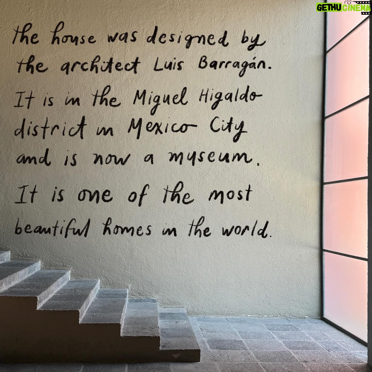 Debbie Millman Instagram - Very possibly the most beautiful house in the world, in Mexico City.
