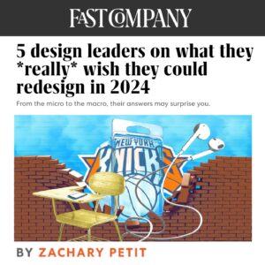 Debbie Millman Instagram - I was asked by dear friend and long-time colleague @zachary_petit to share my thoughts on what I think needs to be redesigned in 2024 for an article he was writing for @fastcompany. I thought about this for a long time and almost missed Zac’s deadline. Yes, there are loads of things that need to be redesigned—that MUST be redesigned. I outlined a few, alongside some of my design and branding heroes, including @thealexcenter, @pumlefebure and @emcray. My list is not exhaustive but my last and final suggestion is one I am deeply pondering and hoping for, but also aware that this needs to be a global initiative. Somehow, we have to find the strength and clarity to undertake this effort. My one big hope is on the next slide, and the link to read the entire article is in my bio or here: http://tinyurl.com/Fastco2024