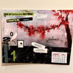 Debbie Millman Instagram - The remarkable artist @stephbrodylederman has been sending out a beautiful calendar every year for the last many decades. By the grace of good luck, she added me to her small mailing list THIRTY years ago and I’ve been receiving them ever since. I’ve lovingly collected them all, and when I moved into my current home in NYC in 2015, I decided to display them, adding each new one every January. This is the wall today. The following images are some closeups of the individual calendars; all beautiful, all bittersweet, all so open-hearted. Thank you Stephanie for this gift of so many years. I am—and will be—eternally grateful.
