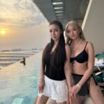 Debbie Tan Instagram - Chasing our tequila with sunsets ⛅️