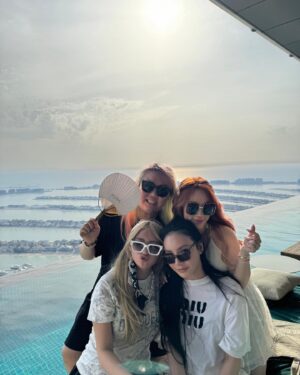 Debbie Tan Instagram - Chasing our tequila with sunsets ⛅️