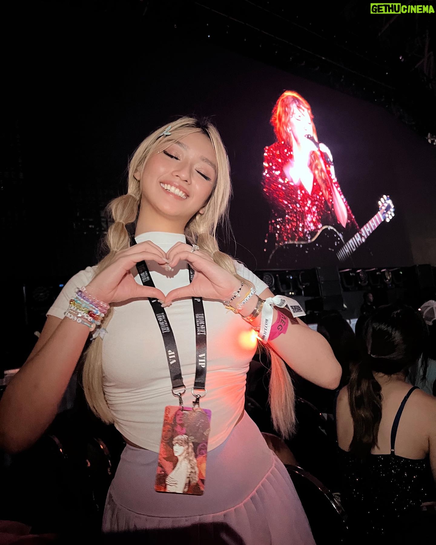 Debbie Tan - 17.8K Likes - Taylor swift songs were a big part of my teenage years and hearing it live hits different spots of my heart and mind 💗