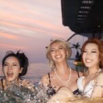 Debbie Tan Instagram - Chasing our tequila with sunsets ⛅️