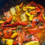 Debi Mazar Instagram - The perfume of my home .. @thetuscangun always bringing beauty & love ❣️❤️🇮🇹🕺🏻 #Firenze #Casa #Fiesole #Peppers #Zuchinni #roastedpotatoes Not to mention the Bistecca 🥩 that will be cooked on the fireplace .. ❤️