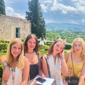 Debi Mazar Instagram - 🎓 GRADUATION DAY!! 🎓Congratulations Giulia!!! 
We are so incredibly proud of you❣️
We moved you from Los Angeles to NYC public schools…
Being moved to Italy,and starting  High School was intense,I know..
New language,new country,new friends..no subway 🤣 
But you did it,and SPECTACULARLY!!!
The International Baccalaureate Program (IB) is no joke,and I’m sorry I couldn’t help you with your homework as much as I wanted to..
We (in the USA) were never even taught the metric system.
Your work ethic is amazing & we are very excited for your next chapter! 
Today was beautiful.
I’m so happy we had Nonna & Evelina with us.
Evelina , was class of 2020,during 1st lockdown,and never got to have a graduation or prom(no one did that year)
so today was sort of a 1st for all,and celebrating YOU was joyous❣️❣️❣️
Congratulations Gabriele @thetuscangun on your hard work too! We did it!
I love you very much! Reach for the sky! Let your summer celebrations begin! 💃🏻💯❤️💋🎓

Thankyou @isf_florence 
& to all of Giulia’s teachers & staff!