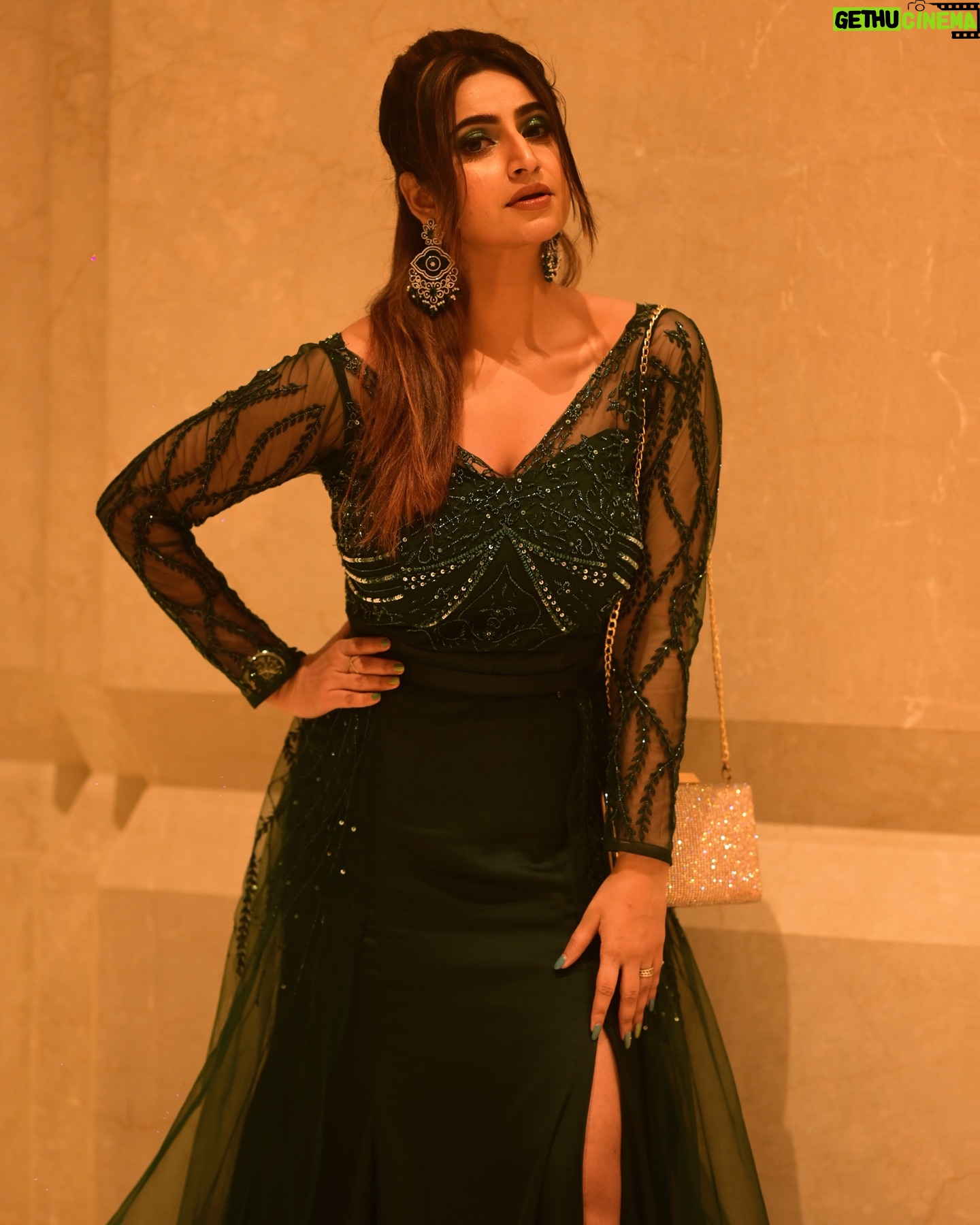 Debjani Deghuria Instagram - Living my cannes dream in this emerald gown ๐ ๐ฅ ๐งฟ๐Dressed in the stunning designer gown by @soulbyindian โฆ Makeup ๐ @dharmanandabarik Hairartist @juliswain7 Shot by @subha__photography #greendress #green #dress #fashion #dresses #ootd #style #outfitoftheday #love #picoftheday #fashionstyle #instagood #photography #model #reddress #outfit #beautiful #fashionblogger #beauty #instagram #blackdress #fashionista #dresshijau #photooftheday #dressmurah #jualdressmurah #dressbranded #blousemurah #skirt #debjanideghuria