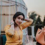 Debjani Deghuria Instagram - “Breathing in, I calm my body. “Take a deep breath and let it all go.” ... 🌻🍹 Just a random candid by @k._.s._.photography_