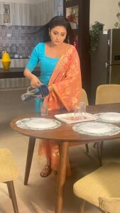 Debjani Modak Instagram - Often I get this question from you people, “how is this possible, whenever you’re sad/happy or in rom scene, your hair flows”? So, here’s a short clip, how we make that happen 🤗 The real effort behind the camera!! #hardwork #gratitude #staypositive #loveyourwork❤️