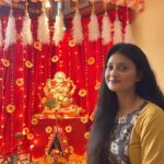 Debjani Modak Instagram - Happie Ganesh Chaturthi to all..😊🙏