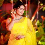 Debjani Modak Instagram - May your future be as bright as my yellow saree 🔆 @swathikondabala_label @neelias_official