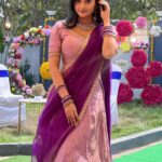 Debjani Modak Instagram – 💜
Wearing- @label_srivastra 
@neelias_official