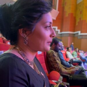 Debjani Modak Instagram - Thank you @pats_media_ for this honour 
#gratitude #teluguserials #feelingblessed