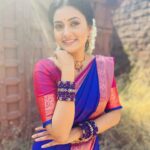 Debjani Modak Instagram - Faith💜 Hand accessories @durga5497 Wearing - @anjalidesigners