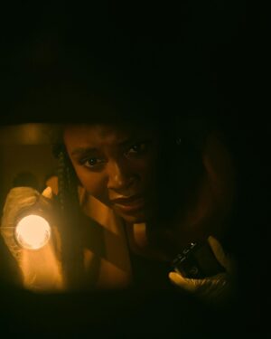 Deborah Ayorinde Instagram - Your first look at Them: The Scare. Season 2 coming April 25.