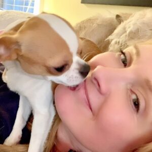 Deborah Twiss Instagram - Spencer kisses