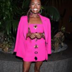 Deborah Joy Winans Instagram - I felt BEAUTIFUL as I got to watch the first 2 episodes of my new show @terrorlakedriveallblk wearing @harbison.studio by @charlienchargie Charlie you are one of the kindest souls I have ever met and truly amazing at what you do💜 My team always shows up STRONG and allows me to look my best anywhere I go🤗 📸 @aturnerarchives you always find a way to catch the moments💜💜 🎥 @tylerrm_ 💄 @missdrini you SLAYYYY ALL DAYYY 💁🏿‍♀️ @velvedacheese KILLED this braid🙌🏿 #BlackExcellence #TerrorLakeDriveS3