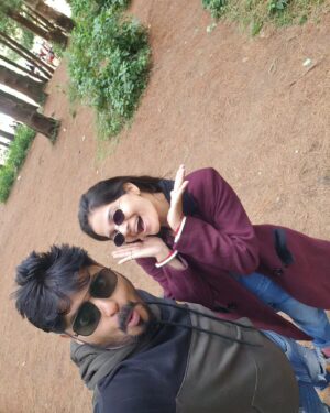 Deepika Tripathy Instagram - #pine forest#ooty# nature#with husband#feeling awesome 👌#❤️❤️ #🧿