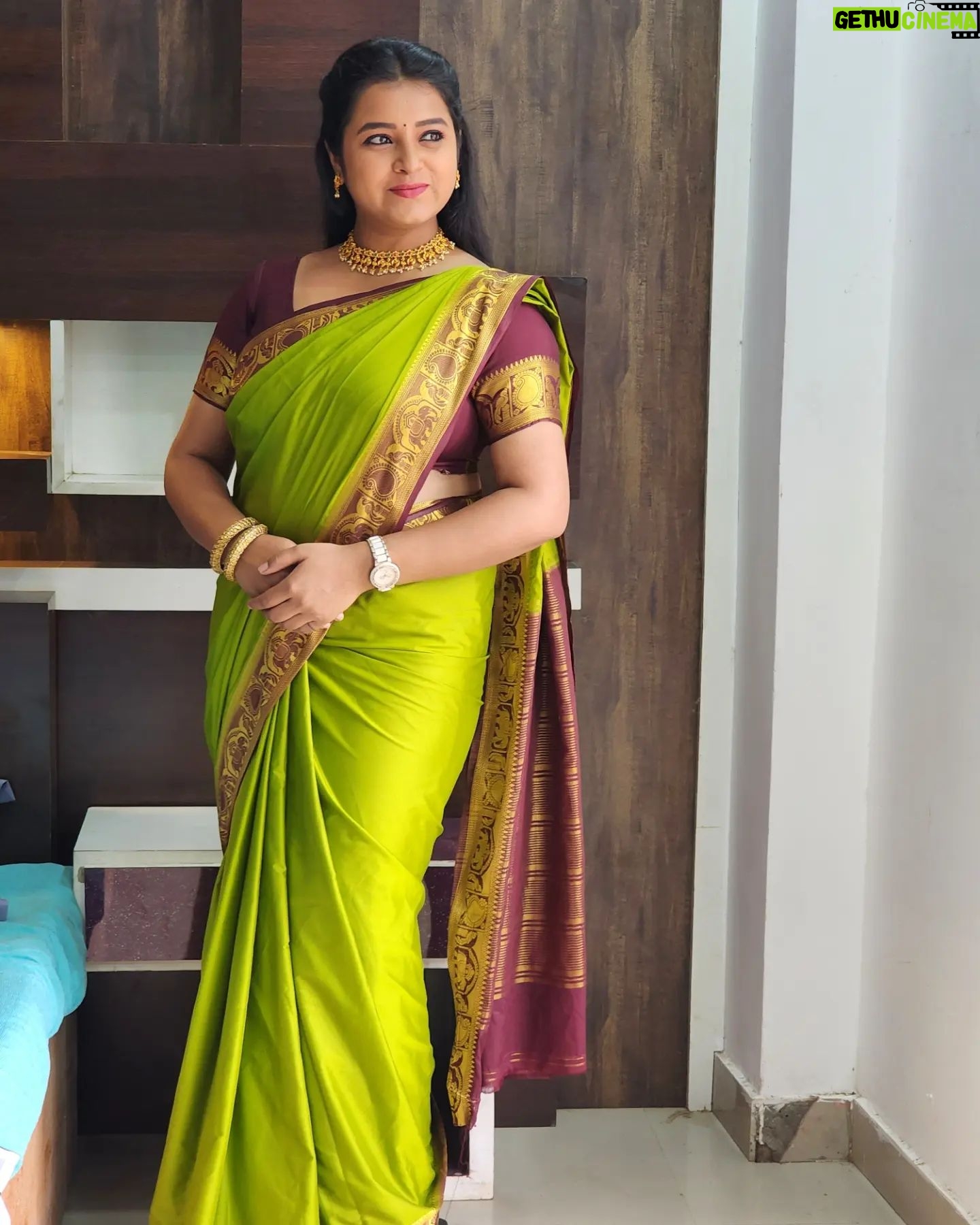 Deepthi Rajendra - 10.7K Likes - 💚
Saree from @v_b_fashion_boutique3547