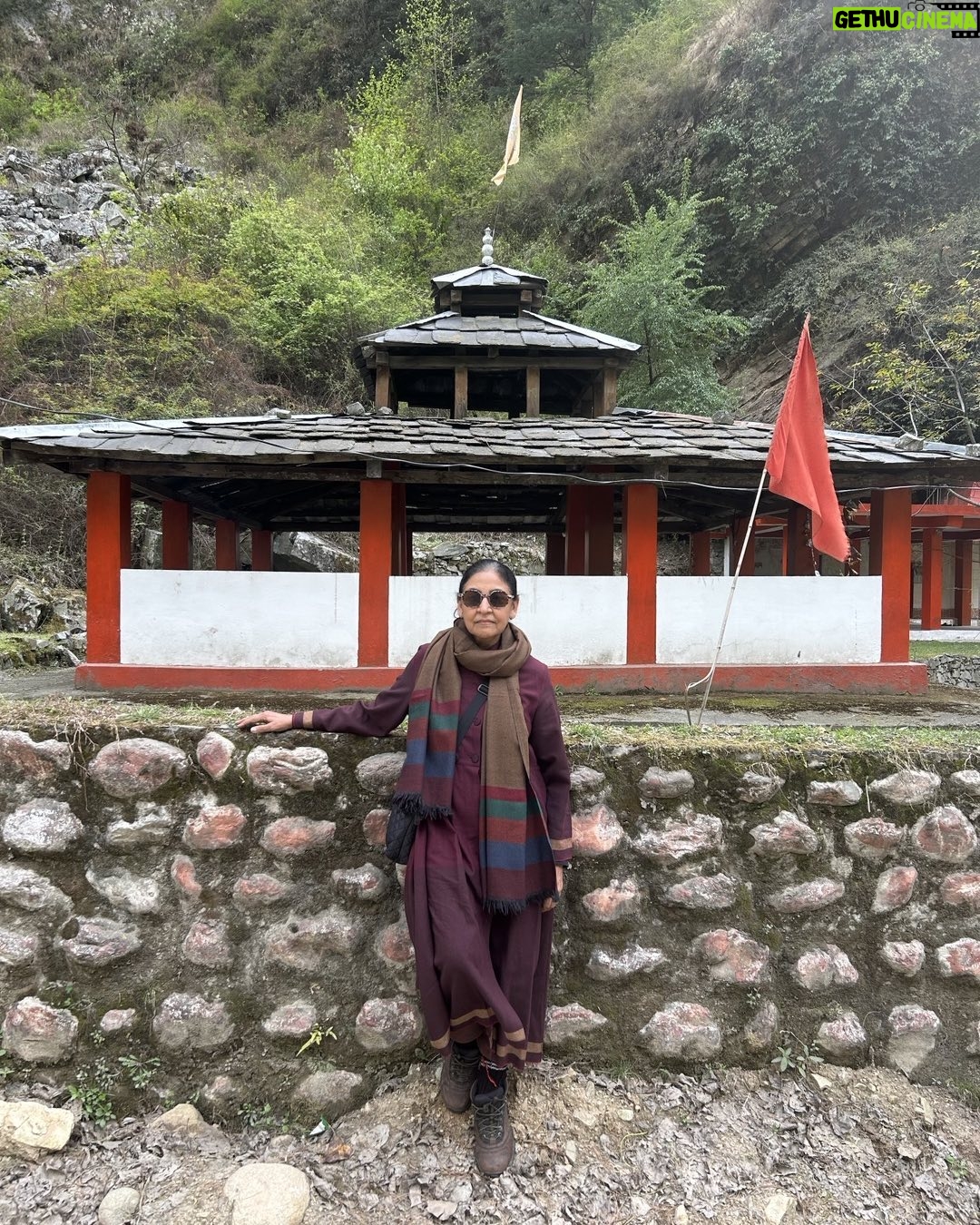 Deepti Naval Instagram - Exploring the Tirthan Valley . . .