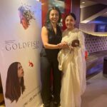Deepti Naval Instagram - Radhika Apte’s work among the younger lot is quite grabbing - love the elan with which she picks her roles. It’s here at the premiere of Goldfish that we finally meet! Wardrobe @sabyasachiofficial