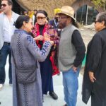 Deepti Naval Instagram – With Ketan Mehta and Deepa Sahi at the inauguration of their dream project ‘Dev Lok’ in Kullu Valley, @himachal.