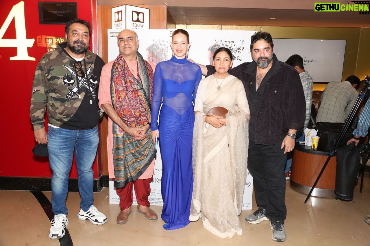 Deepti Naval Instagram - Our film was received with such warmth at the premiere show on the 25th - the response since then has been overwhelming!