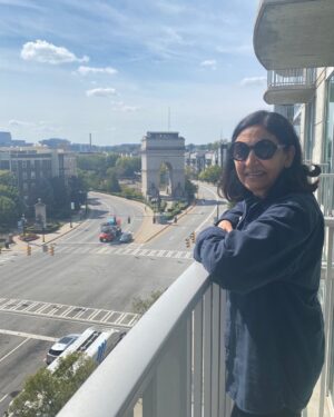 Deepti Naval Instagram - Reached Atlanta for the Atlanta India Film Festival!