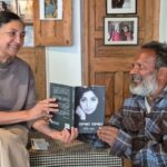 Deepti Naval Instagram – With Bharat, a friend and guest at the Studio in Himachal.