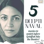 Deepti Naval Instagram - From the depths of storytelling, each film carries a piece of my soul and I would like to share this wonderful series of film recommendations by the @goldfishthefilm team. Out of these five, which one do you think would be my favourite film? Take a guess! @deepti.naval @kalkikanmani @rajitkapurofficial @thesplendidfilms @anuragkashyap10 @slight_diversion @mok.shaa @ravinjganatra @whoisomarkhan @harryatters @pericles_snowdon @real_noa_bodner @ashraf.ej @komalamee @richardcorgan @surabhirumbles @apurva_official @worksforyael @bhuvaneshben @mannysamra_mua @ruby_todd_art @kellytoode @george.is.lazy @priyanka_asera @muzzammilhashmidop @nizah_e @andresoundspeed @dan_the_soundie #Stephanie @sangeetamattachhabria @itsshreeyasharma @tapasrelia @shuktisharma #Gordonwarnecke #Bhartipatel #Petermair #pradippatil #martino #Rosie #Sherry #pushankripalani #shanayarafaat #arghyalahiri