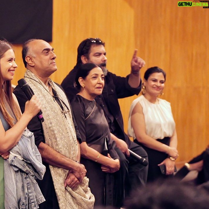 Deepti Naval Instagram - Our first exclusive screening of @goldfishthefilm in Delhi. It was a wonderful evening. Thank you for a heartwarming response. @kalkikanmani @rajitkapurofficial @goldfishthefilm @thesplendidfilms @anuragkashyap10 @slight_diversion @mok.shaa @ravinjganatra @whoisomarkhan @harryatters @pericles_snowdon @real_noa_bodner @ashraf.ej @komalamee @richardcorgan @surabhirumbles @apurva_official @worksforyael @bhuvaneshben @mannysamra_mua @ruby_todd_art @kellytoode @george.is.lazy @priyanka_asera @outsiderpictures @muzzammilhashmidop @nizah_e @andresoundspeed @dan_the_soundie #Stephanie @sangeetamattachhabria @itsshreeyasharma @tapasrelia @shuktisharma #Gordonwarnecke #Bhartipatel #Petermair #pradippatil #martino #Rosie #Sherry #pushankripalani #shanayarafaat #arghyalahiri