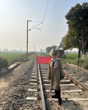 Deepti Naval Instagram - Train to Jalalabad, my grandfather’s birthplace.
