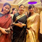 Deepti Naval Instagram - Meeting young astronauts in Bhubaneshwar. Wardrobe @raw_mango