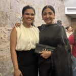 Deepti Naval Instagram – With Pooja Chauhan, the girl who made it happen! EP Goldfish – kudos to her for ‘handling’ me! 😄👍
