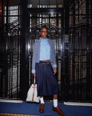 Demi Singleton Instagram - thank you so much for having me, congrats on a beautiful collection @miumiu 🤍

#MiuMiuFW2024
@whowhatwear