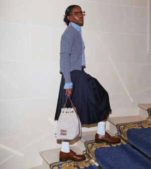 Demi Singleton Instagram - thank you so much for having me, congrats on a beautiful collection @miumiu 🤍

#MiuMiuFW2024
@whowhatwear