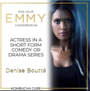 Denise Boutte Instagram - I share this in Gratitude. A testimony. Proof that things don’t always happen when you think they should, but rather in HIS timing. Without realizing it, he may be protecting you from yourself. Preparing you, grooming you to handle the success that lies ahead. In hopes that one day hard work, dedication, love for your craft, appreciation for every Blessing, humility will help you reach that next level. Just remember to always surround yourself with a positive village that encourages you when you consider giving up, when that glass ceiling refuses to crack. That said… I can finally say that the tides seem to be turning. Doors that were once closed are cracking open. Opportunities that seemed unlikely are presenting themselves. That the glass ceiling, is finally showing weakness. 

To those of you with Emmy voting power, I humbly ask that you nominate your girl for “Outstanding Actress in a Short Form Comedy or Drama Series” for my portrayal of Gabriella in sleeper hit “Kombucha Cure.” Here’s to Season 2 and next levels 🥰 XoXo-DB’ #Weeziana #WeezianaGirl #emmy #VOTE https://www.emmys.com/voting Nominations for voting for the 75th Emmy Awards, open til June 26th at 10pm PST ⚜️
