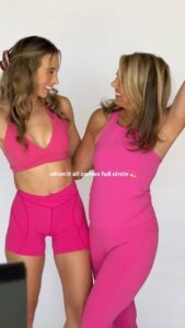 Denise Austin Instagram - Seems like just yesterday I was traveling and watching my mom film her all her workouts .. now I’m not only following in her footsteps, but we’re doing workouts together!!💕 our Mother Daughter workout series just dropped on the @katieaustinapp for FREE! Download my app to get them all free right now, or, they release every few days on YouTube💞