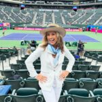 Denise Austin Instagram - What an incredible tennis filled weekend spent with my amazing family and dear friends!! We had the BEST time at the Indian Wells Tennis Garden… we LOVE watching tennis!!! and cheering all our favorite players.. It’s so awesome to see so many people who know the Austin family since all 5 kids played professional tennis . It’s fun to hear all the stories when my husband Jeff was on the tennis circuit!!!!