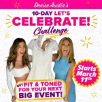 Denise Austin Instagram – So exited to share that I have something coming on my app really soon!!! Stay tuned so you can sign up when it’s available… I can’t wait!!

This is perfect for anyone that wants to strengthen, tighten up and tone for an upcoming event!! 

Link to join my newsletter list in stories, so you know when sign ups open!