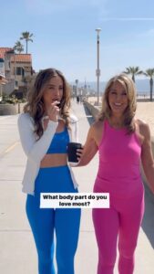 Denise Austin Instagram - Walk Talk with us along the beach as I ask @deniseaustin some hard hitting questions😉