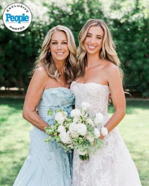 Denise Austin Instagram - My BABY GIRL IS MARRIED!!!!
WOW!!! What a MAGICAL weekend!!! So BEAUTIFUL in every way…Words cannot express how truly wonderful Katie & Lane’s wedding weekend was….I am just OVER the MOON … Feeling incredibly BLESSED to have our dear friends and family come to celebrate them ..you could feel such  genuine LOVE and JOY!!! My heart is so FULL and  I will be on Cloud 9 for a very long time… Tears, laughter and love and so MUCH FUN… and it was a dream to have them get married at our own family home!!! Katie and Lane are PURE HAPPINESS.. They had the time of their LIFE!! (Me too)…
Welcome to the family Lane..we love you and Katie so much!!!! #MotheroftheBride.  Xoxo