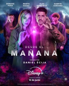 Denisse Peña Instagram - Que ganas tenía de poder contar esto ¿Y tu, qué estarías dispuesto a arriesgar por amor? 💜 Llega #DesdeElMañana el próximo 12 de junio, solo en @disneypluses
