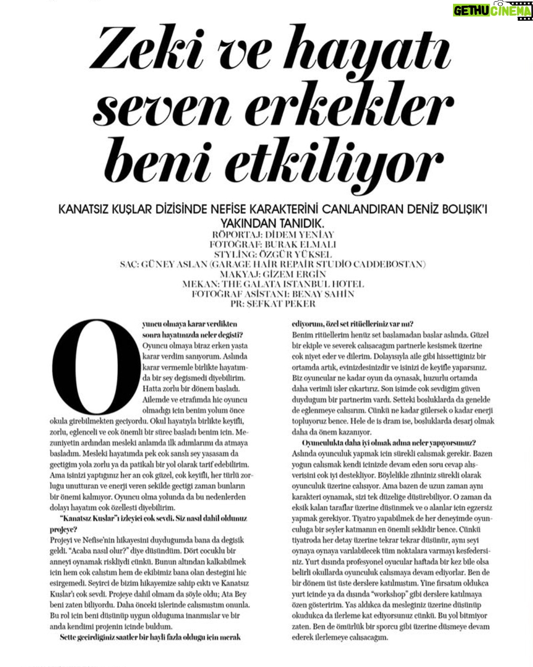 Deniz Bolışık - 2.3K Likes - Womensstyle Haziran sayısındaki röportajımız... @womensstyletr