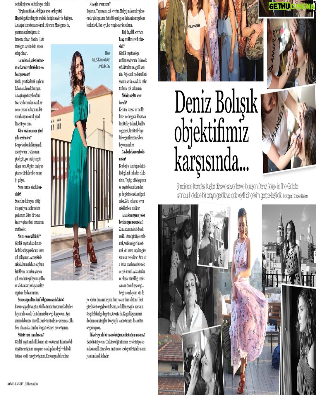 Deniz Bolışık - 2.3K Likes - Womensstyle Haziran sayısındaki röportajımız... @womensstyletr
